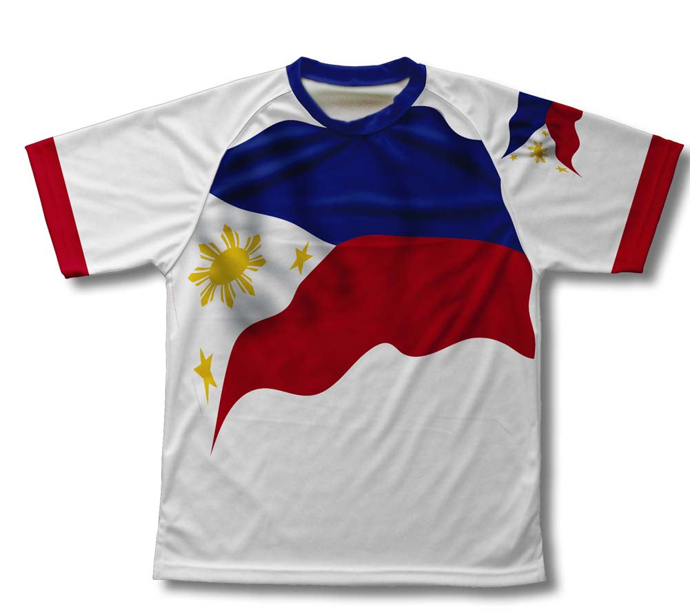 Philippines Flag Technical T-Shirt for Men and Women