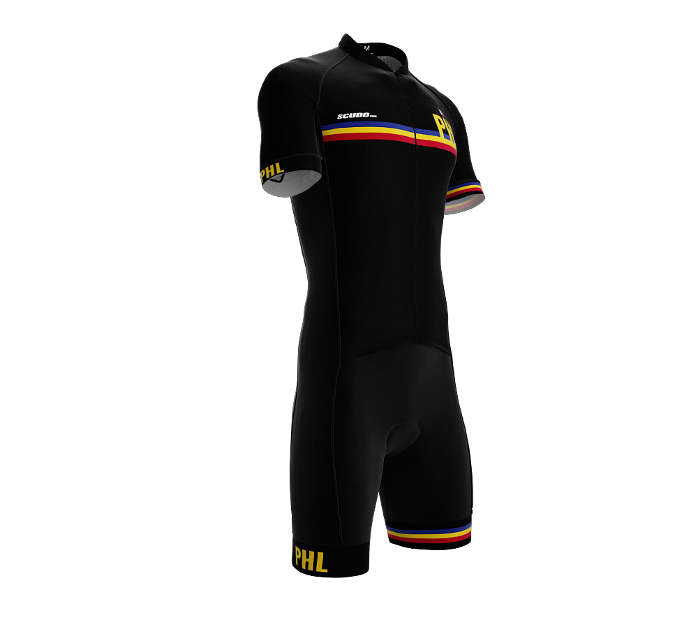 Philippines Black Code Cycling Speedsuit for Men