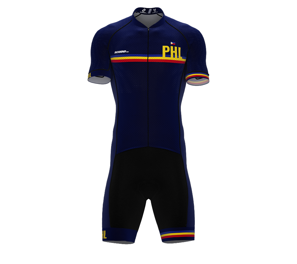 Philippines Blue Code Cycling Speedsuit for Men