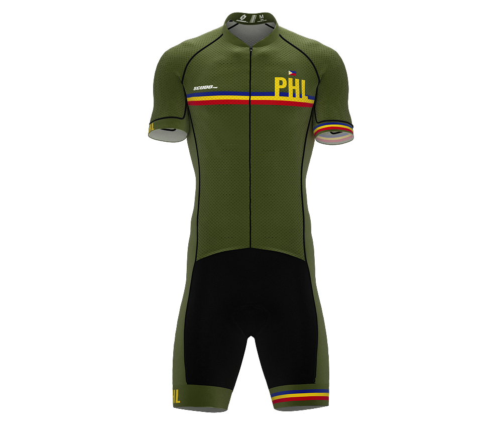 Philippines Green Code Cycling Speedsuit for Men