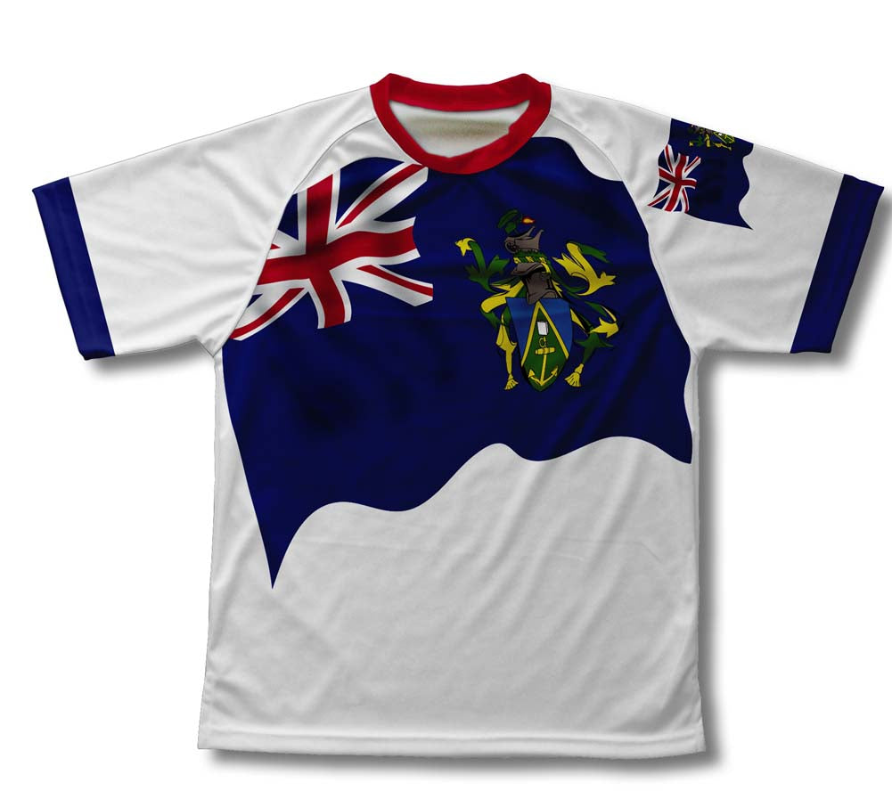 Pitcairn Islands Flag Technical T-Shirt for Men and Women