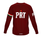 MTB BMX Cycling Jersey Long Sleeve Code Portugal Vine for Men and Women