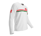 MTB BMX Cycling Jersey Long Sleeve Code Portugal White for Men and Women