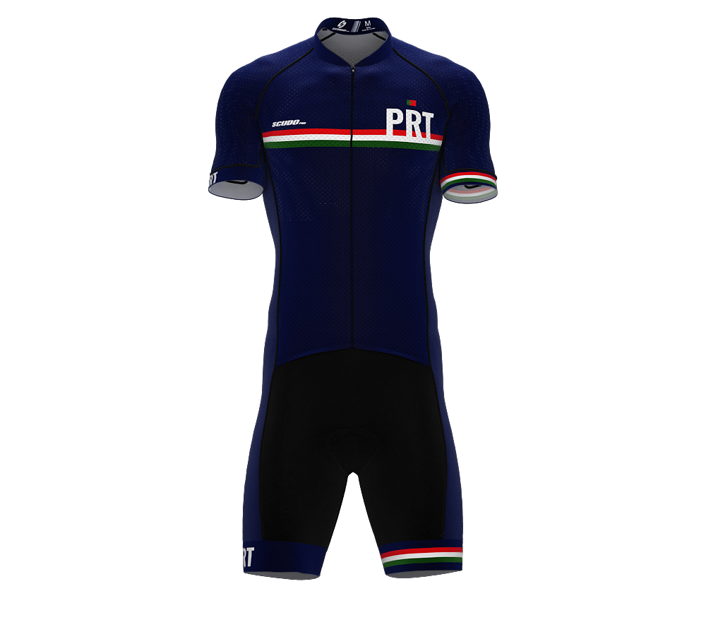 Portugal Blue Code Cycling Speedsuit for Men