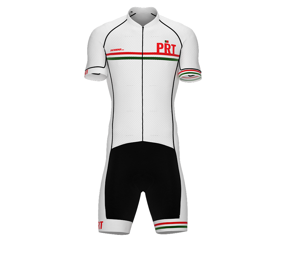 Portugal White Code Cycling Speedsuit for Men