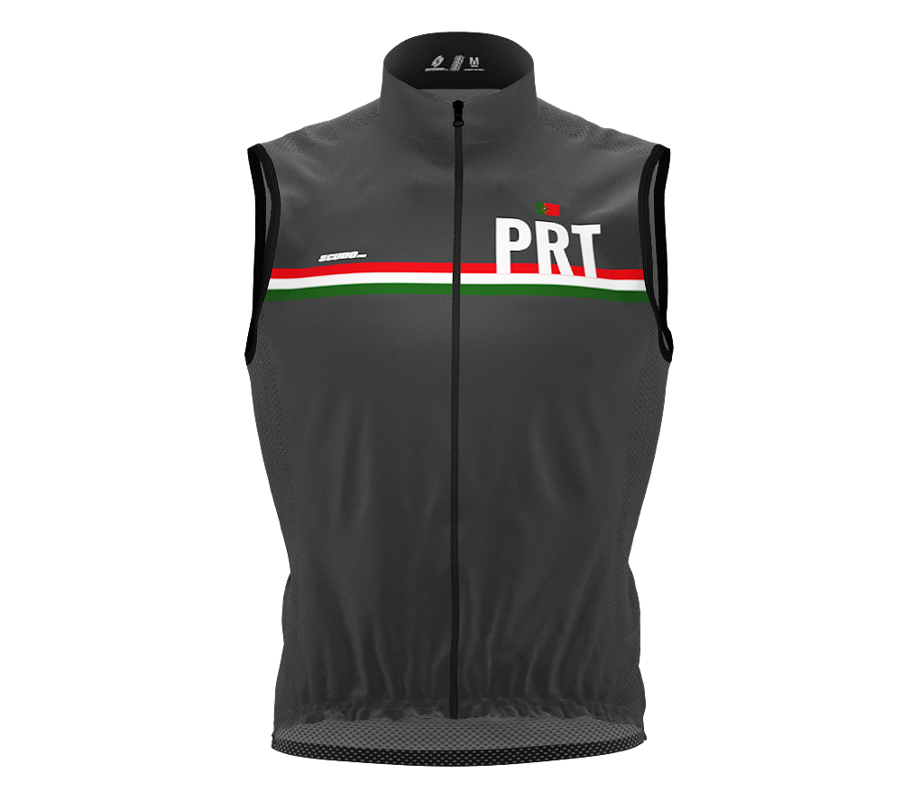 Wind Breaker Cycling Running Sports Vest Portugal Country Code for Men And Women