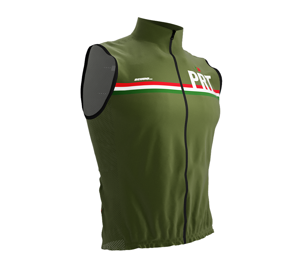 Wind Breaker Cycling Running Sports Vest Portugal Country Code for Men And Women