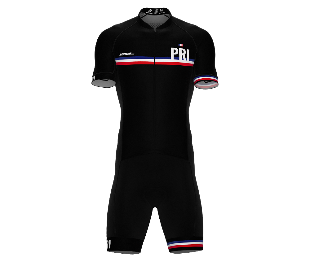 Puerto Rico Black Code Cycling Speedsuit for Men