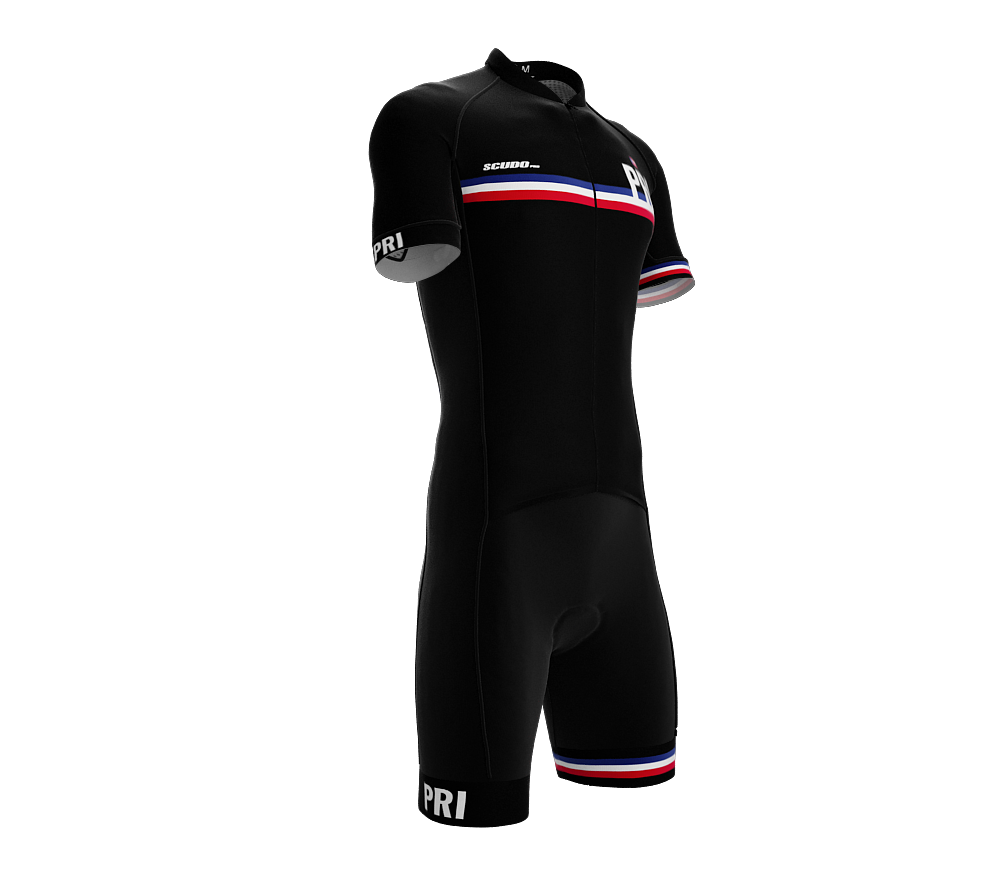 Puerto Rico Black Code Cycling Speedsuit for Men