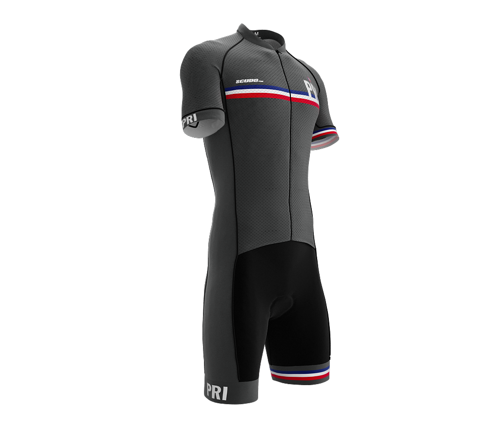 Puerto Rico Gray Code Cycling Speedsuit for Men