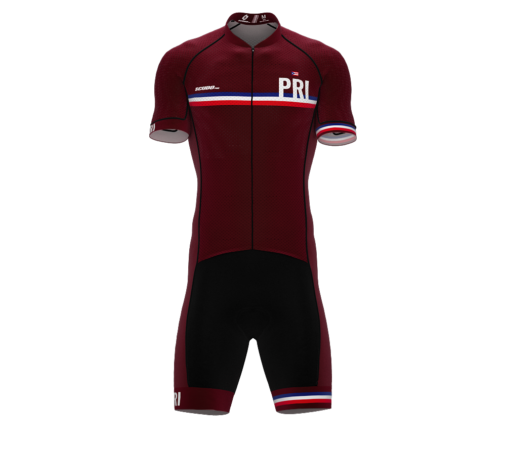 Puerto Rico Vine Code Cycling Speedsuit for Men