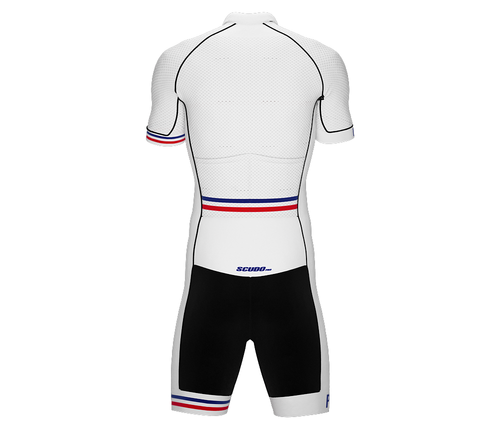 Puerto Rico White Code Cycling Speedsuit for Men
