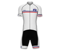 Puerto Rico White Code Cycling Speedsuit for Men