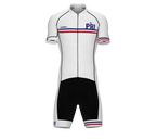 Puerto Rico White Code Cycling Speedsuit for Men