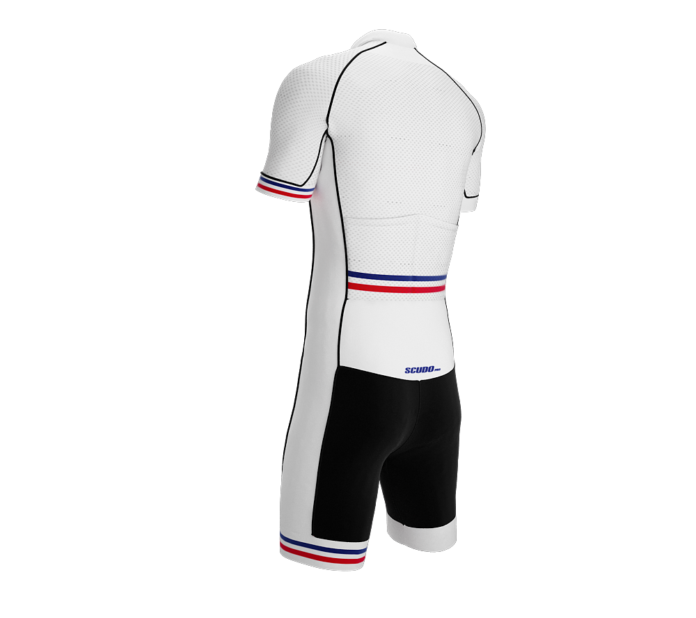 Puerto Rico White Code Cycling Speedsuit for Men