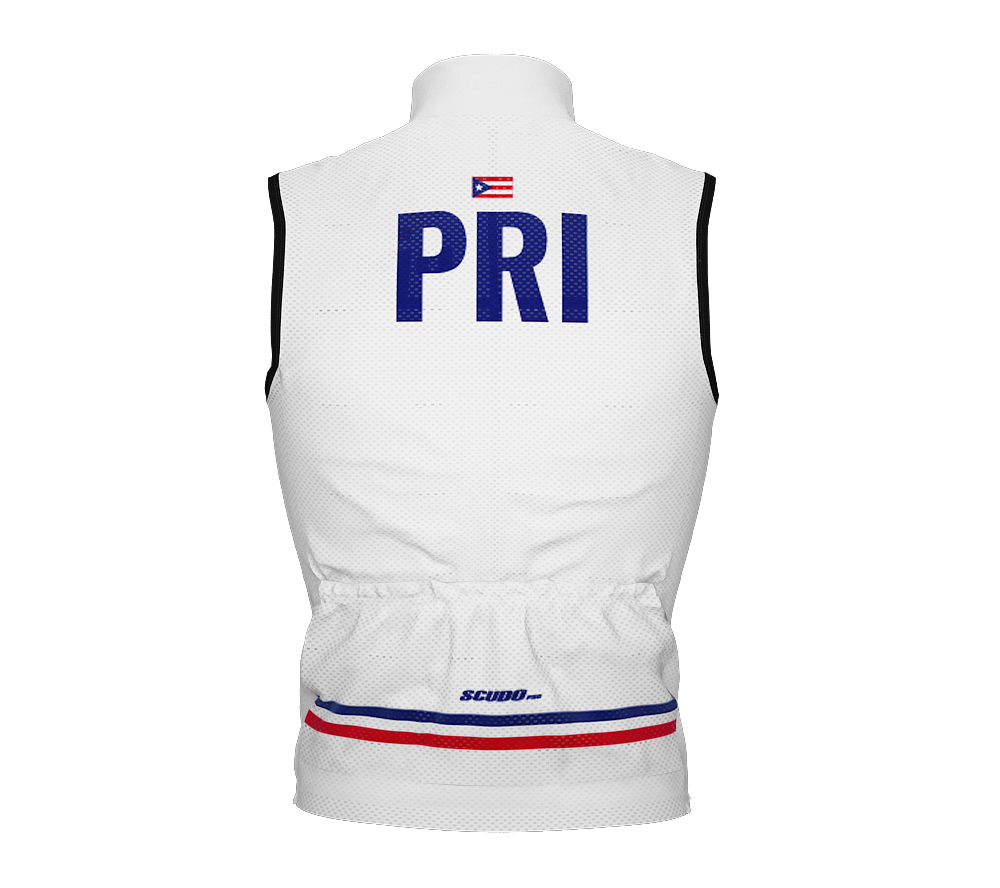 Wind Breaker Cycling Running Sports Vest Puerto Rico Country Code for Men And Women