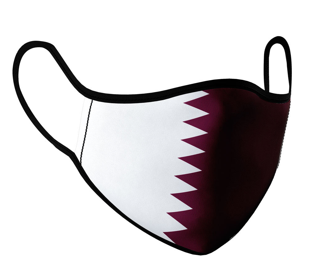 Qatar - Face Mask with fluid and moisture resistant fabric. Reusable and Washable