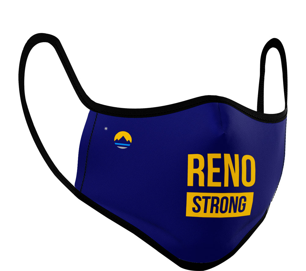Reno Strong- Face Mask with fluid and moisture resistant fabric. Reusable and Washable