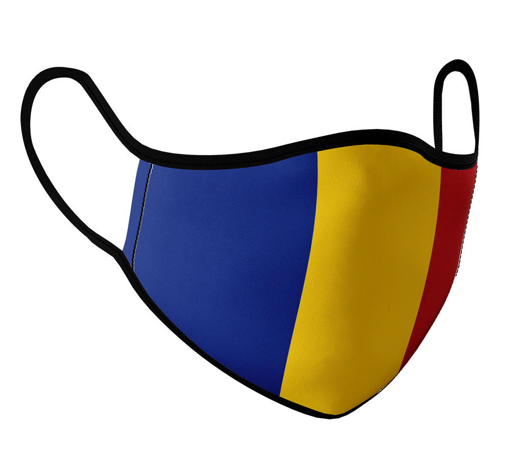 Romania  - Face Mask with fluid and moisture resistant fabric. Reusable and Washable