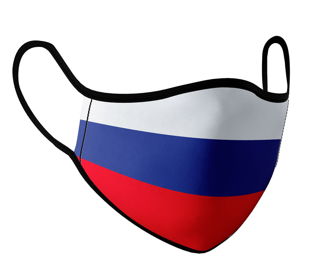 Russia - Face Mask with fluid and moisture resistant fabric. Reusable and Washable