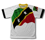 Saint Kitts And Nevis Flag Technical T-Shirt for Men and Women