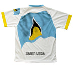 Saint Lucia Flag Technical T-Shirt for Men and Women