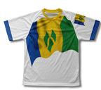 Saint Vincent An The Grenadines Flag Technical T-Shirt for Men and Women