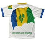 Saint Vincent An The Grenadines Flag Technical T-Shirt for Men and Women