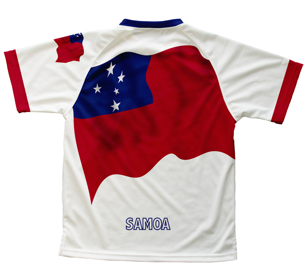 Samoa Flag Technical T-Shirt for Men and Women
