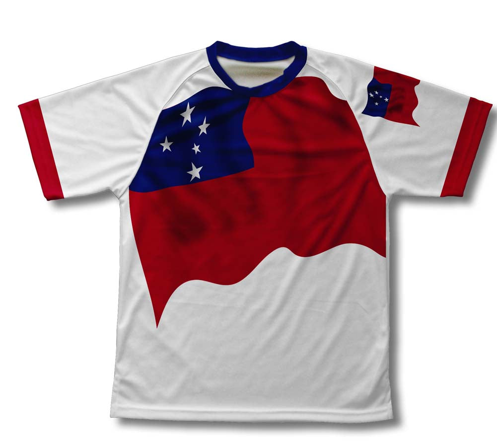 Samoa Flag Technical T-Shirt for Men and Women