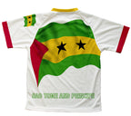 Sao Tome And Principe Flag Technical T-Shirt for Men and Women