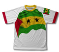 Sao Tome And Principe Flag Technical T-Shirt for Men and Women