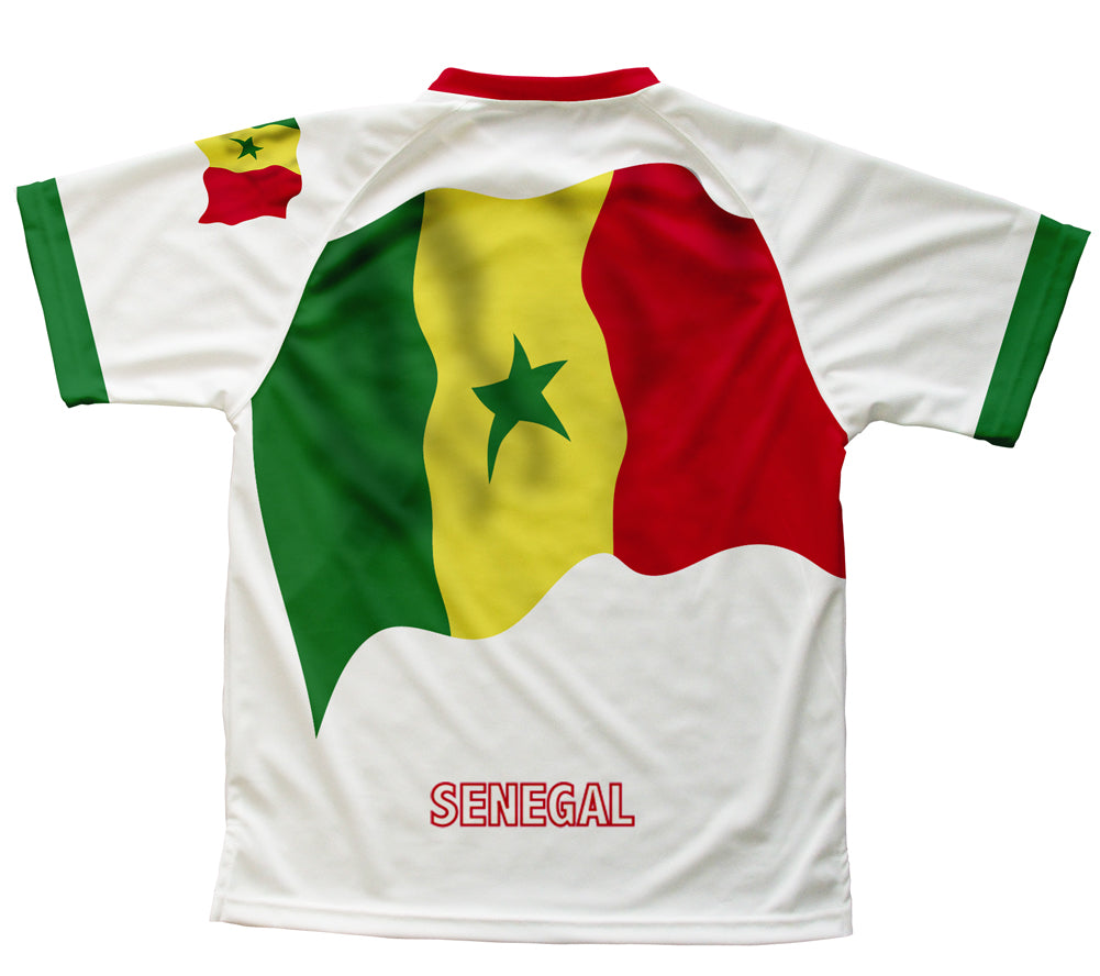 Senegal Flag Technical T-Shirt for Men and Women