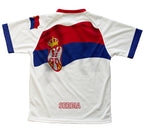 Serbia Flag Technical T-Shirt for Men and Women