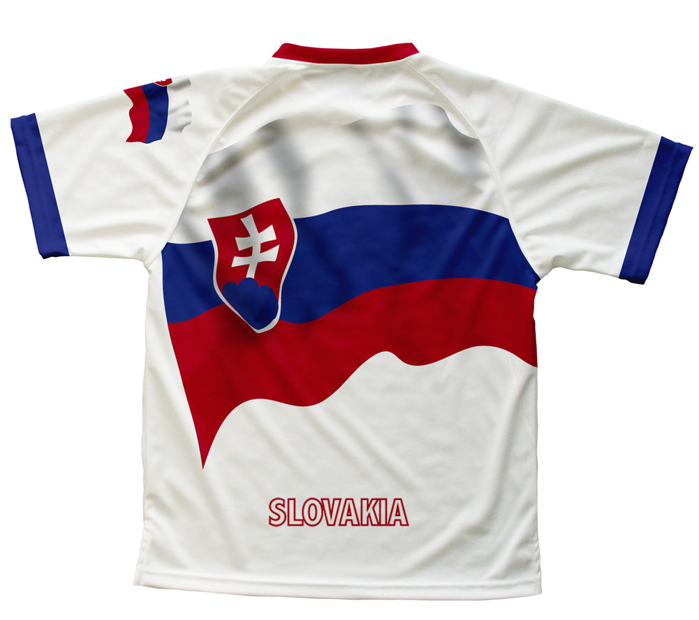 Slovakia Flag Technical T-Shirt for Men and Women