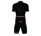 South Africa Black Code Cycling Speedsuit for Men