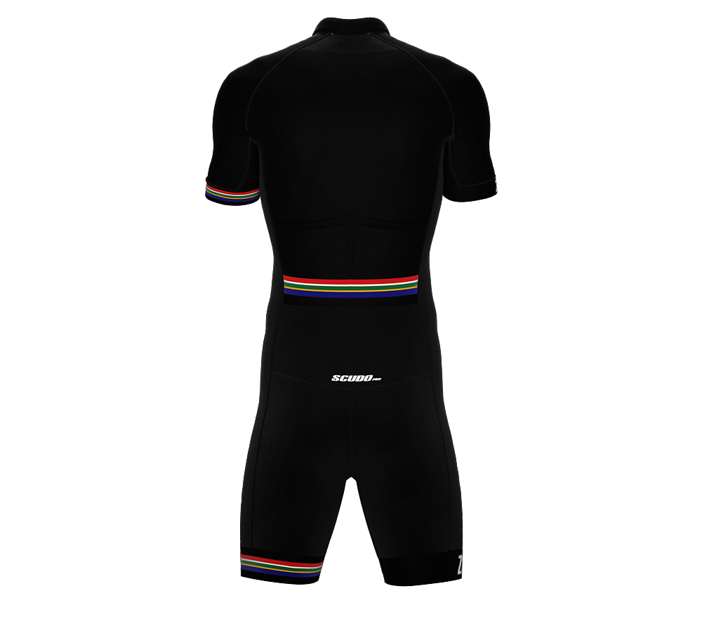 South Africa Black Code Cycling Speedsuit for Men