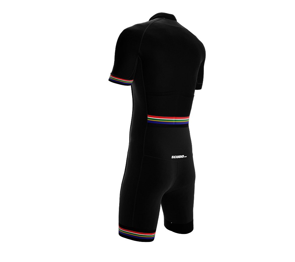 South Africa Black Code Cycling Speedsuit for Men