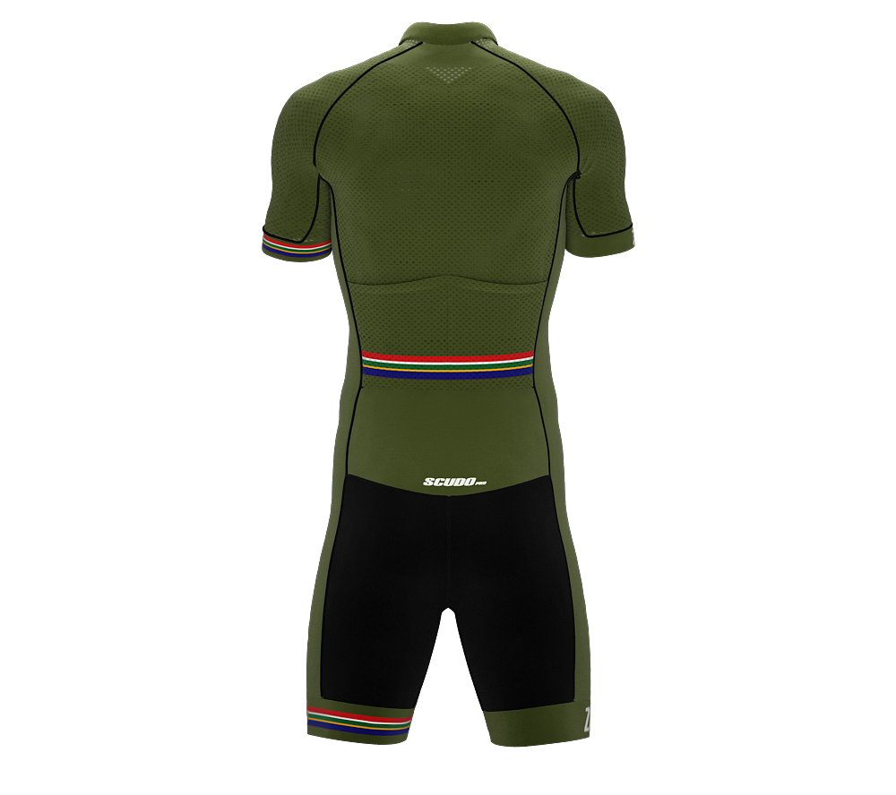 South Africa Green Code Cycling Speedsuit for Men