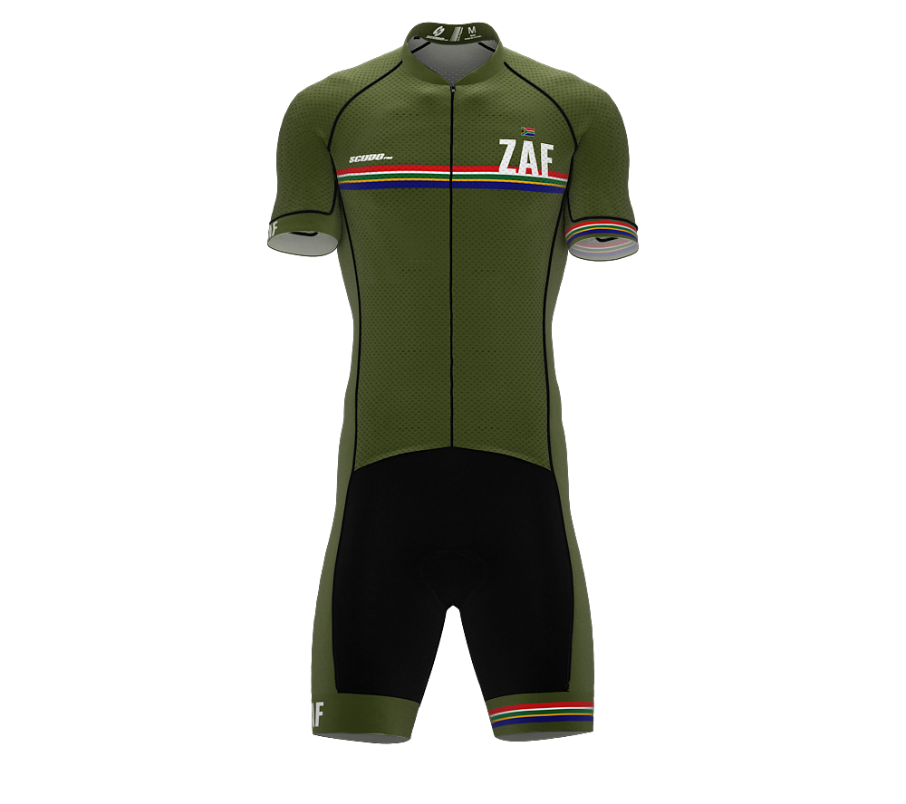 South Africa Green Code Cycling Speedsuit for Men