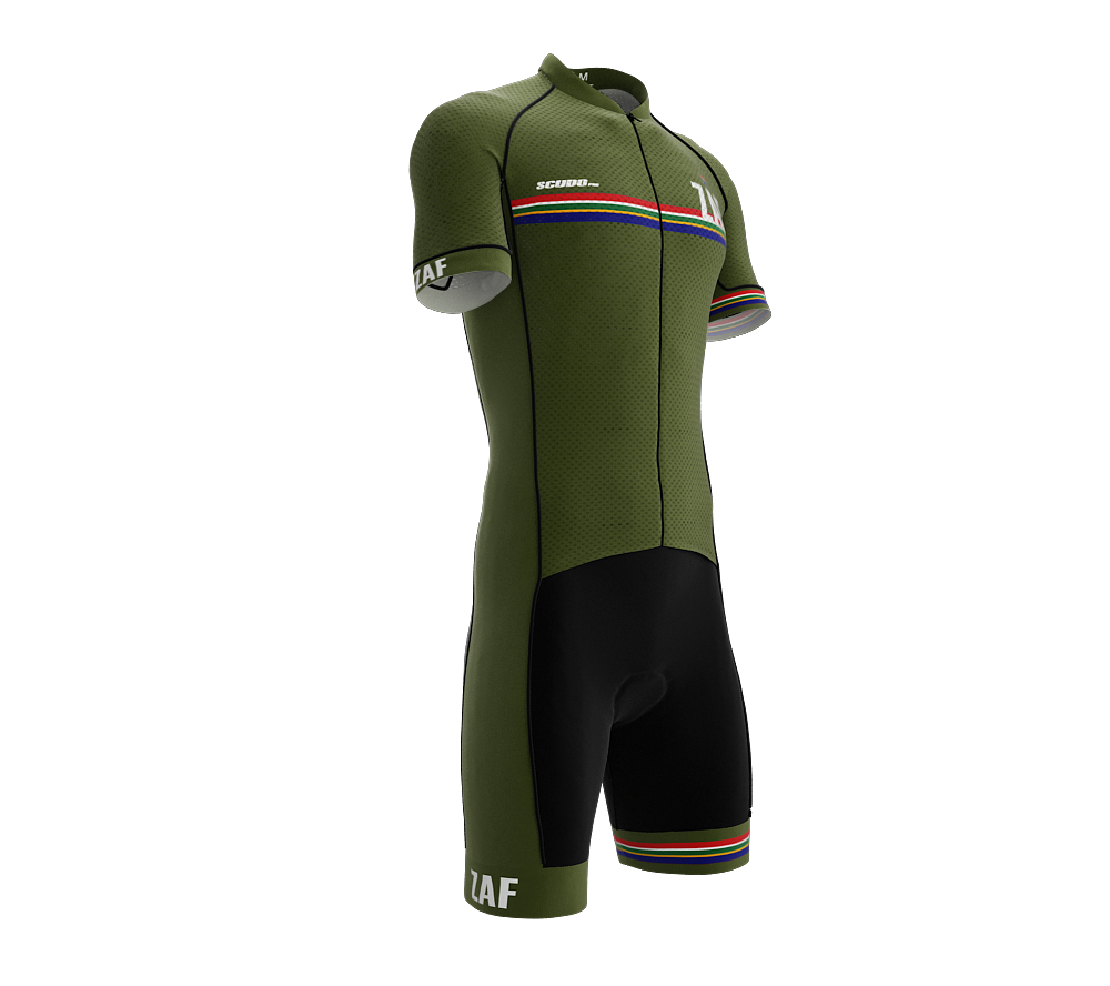South Africa Green Code Cycling Speedsuit for Men