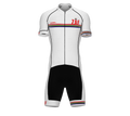South Africa White Code Cycling Speedsuit for Men