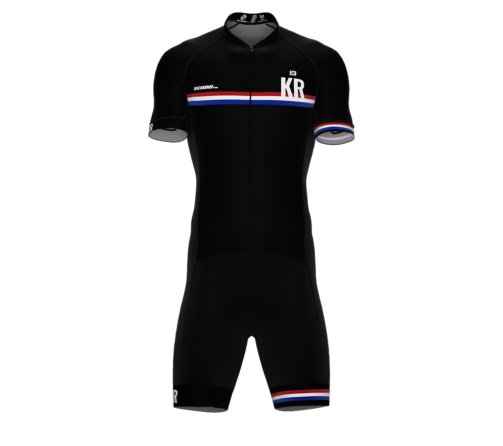 South Korea Black Code Cycling Speedsuit for Men