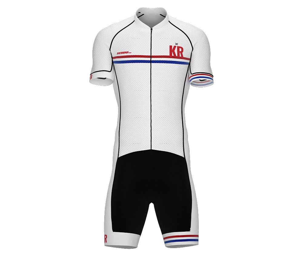 South Korea White Code Cycling Speedsuit for Men