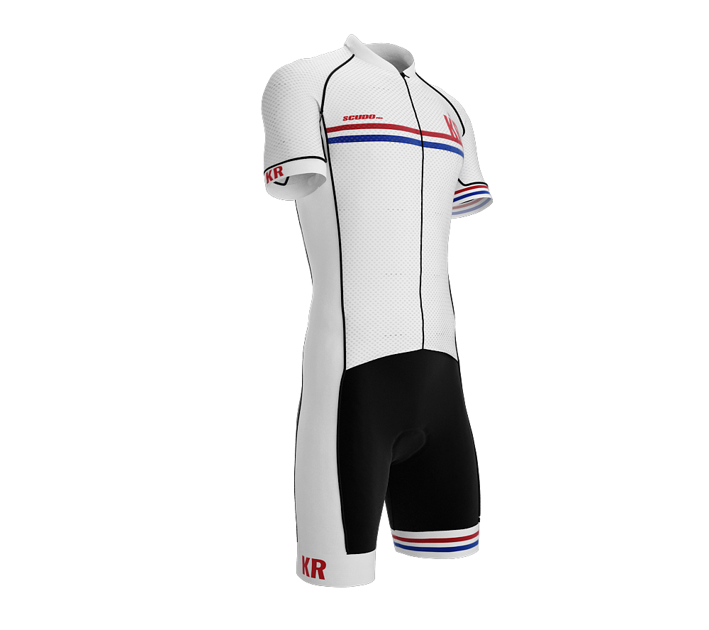 South Korea White Code Cycling Speedsuit for Men