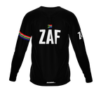 MTB BMX Cycling Jersey Long Sleeve Code South Africa Black for Men and Women
