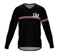 MTB BMX Cycling Jersey Long Sleeve Code South Africa Black for Men and Women