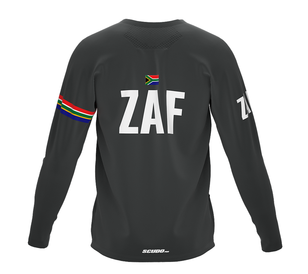 MTB BMX Cycling Jersey Long Sleeve Code South Africa Gray for Men and Women
