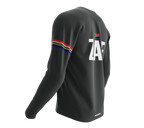 MTB BMX Cycling Jersey Long Sleeve Code South Africa Gray for Men and Women