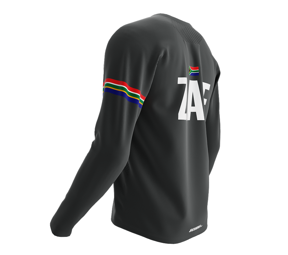 MTB BMX Cycling Jersey Long Sleeve Code South Africa Gray for Men and Women